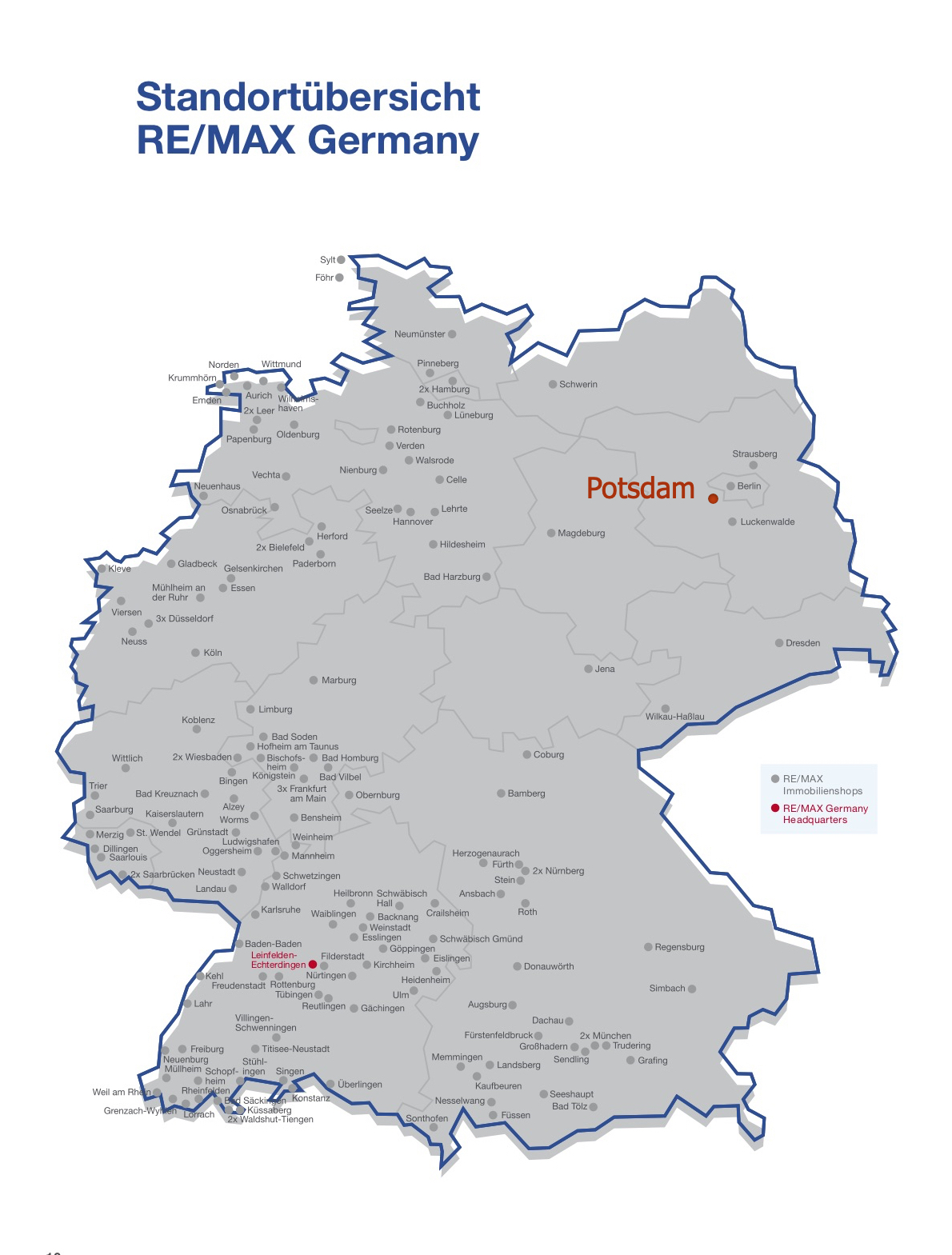 REMAX Karte Potsdam