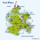 Derzeit reserviert - Insel Rügen - Ferienhaus ruhige Lage - Inselkarte