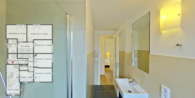 Badezimmer - Friedrichshus - Nordisches Ferienhaus mit Komfort & Qualität – stilvoll und nachhaltig