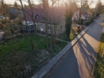 Drohnenbild - Sanierungsbedürftige Doppelhaushälfte mit großem Garten in Bornim