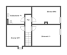 1. Etage - Sanierungsbedürftige Doppelhaushälfte mit großem Garten in Bornim