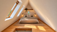 Spitzboden - Gästeschlafzimmer - KI - Haus + Bungalow mit vielen Gestaltungsmöglichkeiten & weiterem Baufeld in Potsdam