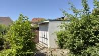 Gerätehaus außen - Modernisiertes Haus mit Traumgarten & zusätzlichem Baulandpotenzial