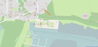 Insel Hiddensee - altes Gutshaus am Hafen - sanierungsbedürftig - Lageplan