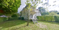 Garten - Blick auf die Wohnung - Exklusive 2-Zimmer-Wohnung mit Gartenanteil im Villenviertel von Potsdam-Babelsberg