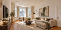 Wohnzimmer - KI - Großzügigkeit, Eleganz und zeitlose Architektur auf höchstem Niveau