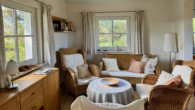 Wohnzimmer EG - 1 - Ferienhaus in der Heide – Alleinlage am Meer