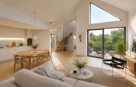 Coming Soon – moderne Neubau-Maisonettewohnung mit Balkon im Gartenhaus von Potsdam-Babelsberg, 14482 Potsdam-Babelsberg, Maisonettewohnung